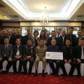 泰国统促会向泰国公安部门捐款赈济泰南水灾