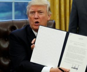 特朗普签署行政命令 正式宣布美国退出TPP