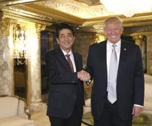 安倍拟乘特朗普专机赴其私宅打高尔夫 立场遭质疑