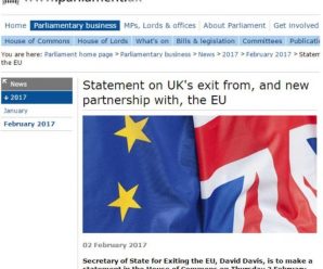 英国发布脱欧白皮书 寻求与欧盟建立全新良好关系