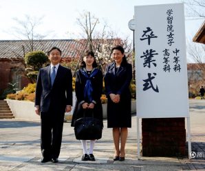 日本爱子公主初中毕业 露出久违少女笑容