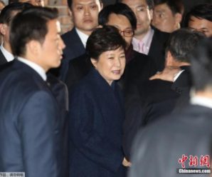 韩国前总统朴槿惠到案 对国民致歉承诺坦白受查