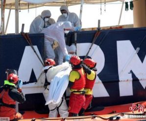 外媒：两艘难民船在地中海沉没 约250人遇难