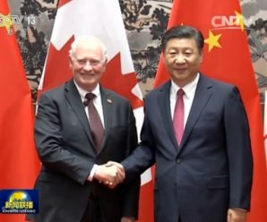 习近平会见加拿大总督约翰斯顿