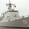 中国海军远航访问编队抵达泰国进行友好访问