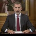 西班牙国王就“公投”表态：谴责分裂 尽速恢复法治