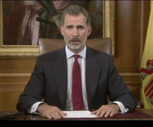 西班牙国王就“公投”表态：谴责分裂 尽速恢复法治