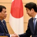 杜特尔特面对安倍拉拢拒提中国：日本提供资金少于中国