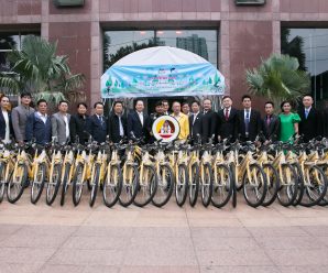 泰国统促会向泰国国安局捐赠自行车帮助贫困儿童
