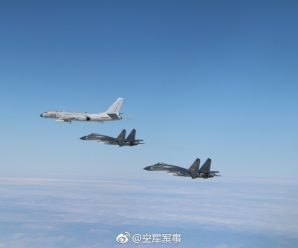 中国空军多型战机成体系绕岛巡航