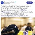 伦敦失联中国女生遗体已找到 警方初步排除他杀可能性