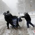 “炸弹气旋”再临美国东北部 雨雪天气袭扰数千万人