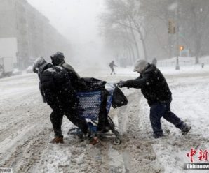 “炸弹气旋”再临美国东北部 雨雪天气袭扰数千万人