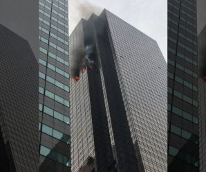 美国纽约特朗普大楼50层起火 特朗普立刻发推回应