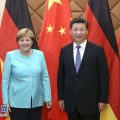 国家主席习近平与德国总理默克尔举行会晤