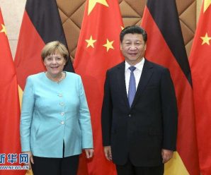 国家主席习近平与德国总理默克尔举行会晤