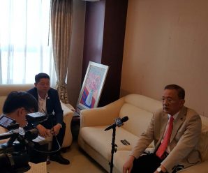 泰国统促会访问团抵达北京 王志民会长接受中新社采访