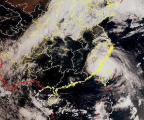强台风“玛莉亚”在福建连江登陆 中心附近最大风力达14级