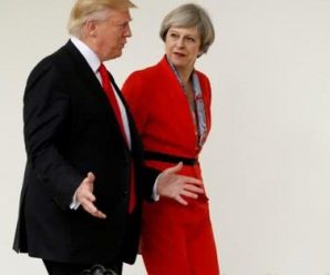 特朗普首次访英前质疑梅姨 对英前外交大臣表好感