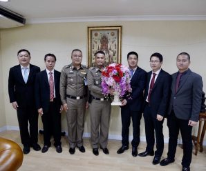 泰国统促会李胜交常务副会长一行拜会泰国国家警察总署盛堪警上将