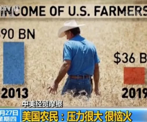 中美经贸摩擦美国农民“熬不住了”：压力很大，很恼火