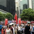 “720守护香港”行动人士集合：护法治，反暴力！