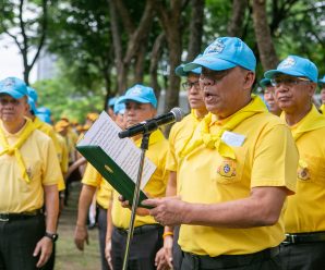 泰国总理巴育带领政府成员及社会团体于植树庆祝崇圣泰王十世王生辰