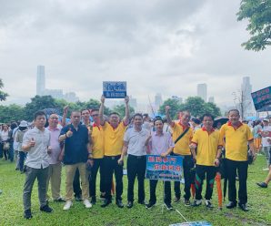 泰国统促会同仁参加“720守护香港”集会