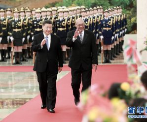 国家主席习近平习近平欢迎苏里南总统访华并同其会谈