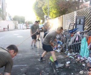 驻港部队上街清路障 国防部:不违反驻军法和一国两制原则