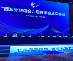 广西海外联谊会举行六届理事会三次会议