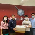 泰国统促会陈伟龙副会长向辉煌警察局捐赠医用物资