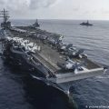 外交部回应：中方军事训练之际美国双航母南海搞演习