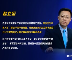 美提议延长对伊武器禁运未通过 中方回应