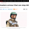 印媒：印企生产能挡AK47子弹的防弹背心和军车
