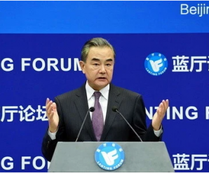 王毅在“后疫情时代的国际秩序和全球治理”蓝厅论坛开幕式上发表演讲