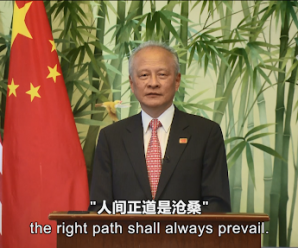 崔天凯大使在“中美接触42年：过去的成就，未来的调整”对话会上的讲话