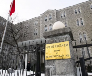 中国驻加拿大使领馆频遭滋扰涂鸦 加方竟然默许纵容