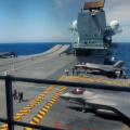 美媒：英军新航母被俄罗斯盯上 双方战机上演“猫捉老鼠”游戏