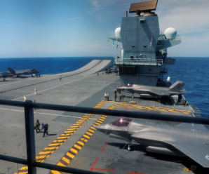 美媒：英军新航母被俄罗斯盯上 双方战机上演“猫捉老鼠”游戏