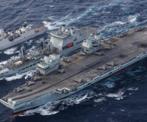英媒炒“中国核潜艇跟踪英国航母” 网友：英舰队就不该出现在那里