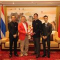 泰国广西总商会一行拜会泰国统促会王志民会长