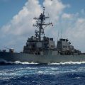 2022年美军舰首次在南海进行挑衅行动，中国军方严厉敲打
