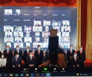 泰国中华总商会举行廿八届会董会就职典礼（视频会）