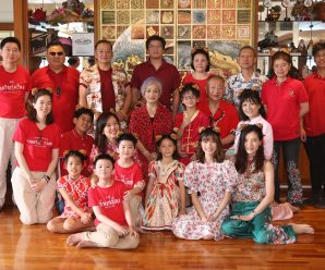 泰国统促会王志民会长与家人共度新春佳节