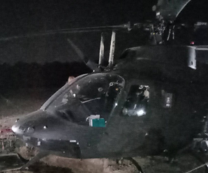 台媒：台陆军直升机夜航训练时警示灯异常，降落农田